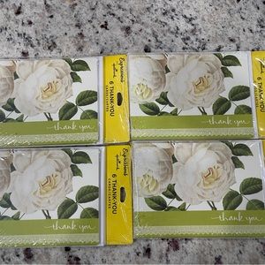 4 packs of beautiful blank Hallmark Expressions Thank You Cards NWT